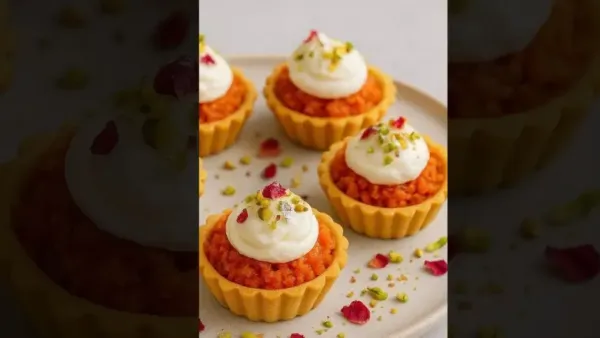गजर हलवा टार्टलेट्स 