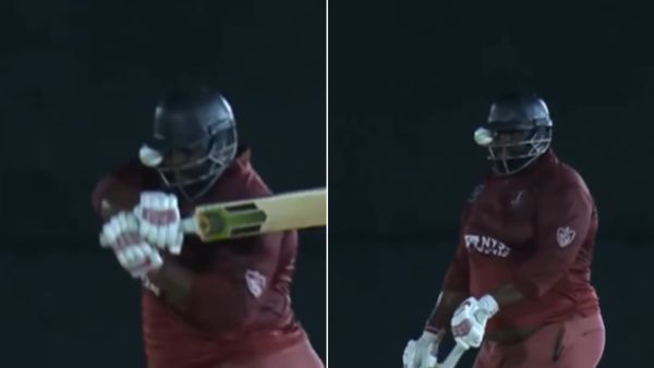 Video: Big tragedy averted... The ball entered the batsman's helmet, and then...