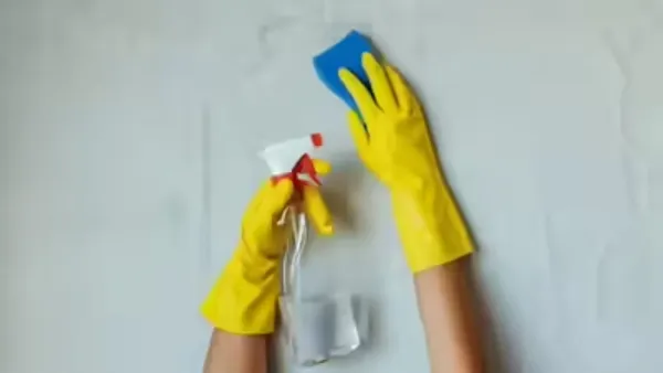 Lemon and baking soda will do the trick: If your walls are damaged by moisture and mold, you can use lemon and baking soda to repair them. Simply mix baking soda and a few drops of lemon juice in a bowl and make a paste. Apply this paste on the moist area and rub it with a brush. This will remove both mold and foul smell.