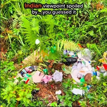 Turis asal Inggris kecewa setelah berkunjung ke objek wisata hits di wilayah Benggala Barat, India karena banyak sampah.