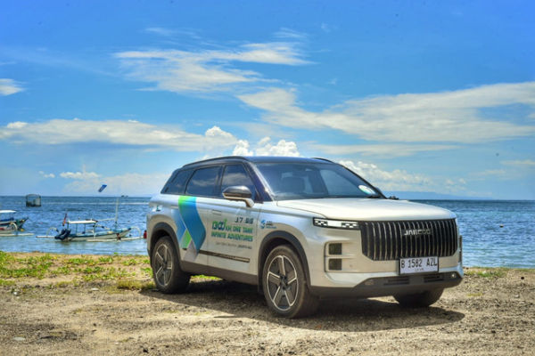 Media test drive Jaecoo J7 SHS Super Hybrid Marathon, Jakarta-Bali "1.300KM One Tank, Infinite Adventures". Foto: Jaecoo