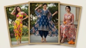 Printed Dhoti Dress