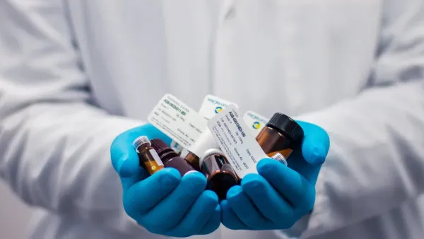 healthcare supplies A Doctor Holding Healthcare EssentialS
