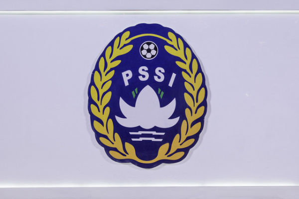 Ilustrasi logo PSSI. Foto: Yasuyoshi Chiba/AFP