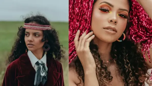 Boho fashion is very in these days, and this also includes hair accessories