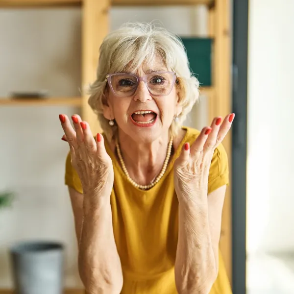grandma angry at her daughter