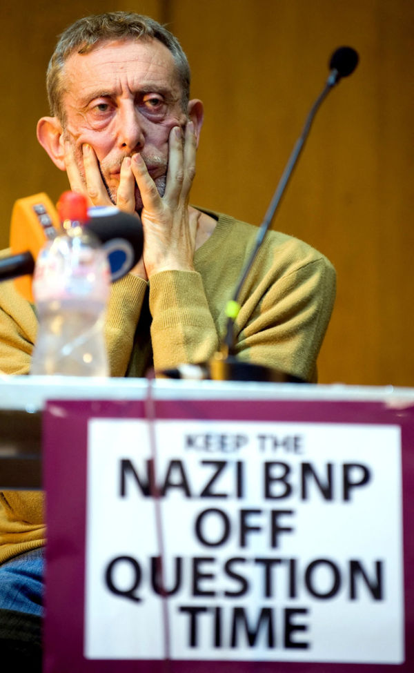 Penulis Inggris Michael Rosen. Foto: LEON NEAL/AFP