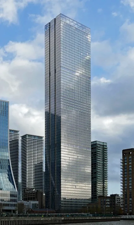 The Landmark Pinnacle in Canary Wharf, London. Photo by Wikipedia/Stephen Richards