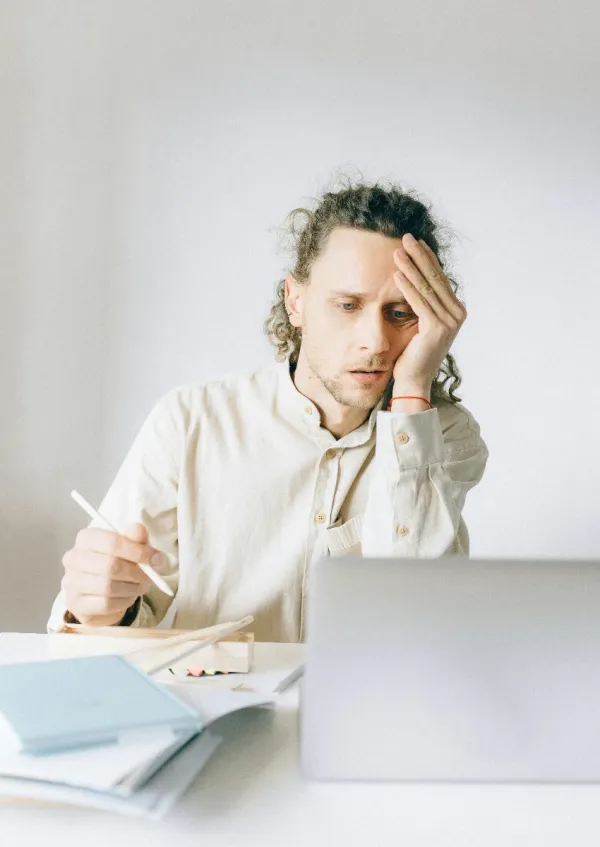 Engineer Job Seeks ‘Shameless’ Worker With A ‘Neurodivergent Brain’ Willing To Work Days A Week burnt out job seeker looking at ridiculous job description