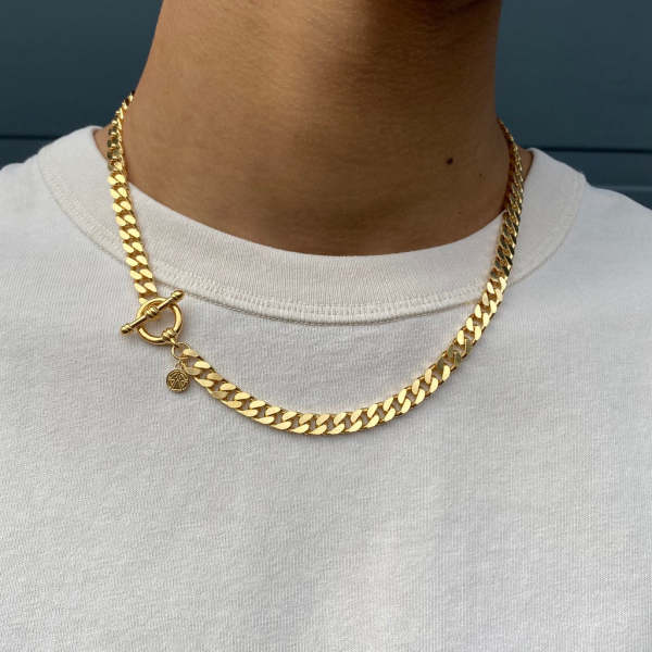 Cuban Link T-Bar Chain
