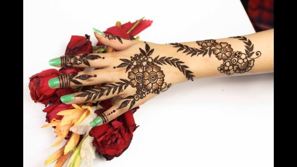 How to apply floral leaves or vines henna mehndi design