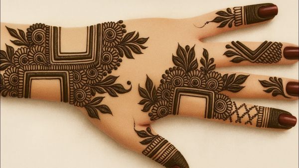 Stylish Arabic Mehndi Design | Easy & Beautiful Back Hand Mehndi 2025 | mehandi design | mehdi