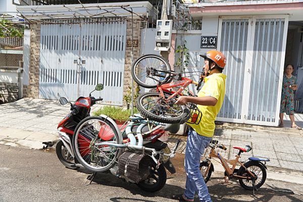 Những vòng xe chở ước mơ đến trường - Ảnh 2. xe đạp - Ảnh 2.