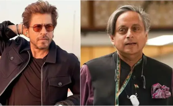 Shah Rukh Khan and Shashi Tharoor