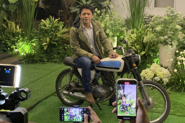 Ariel NOAH hadir dalam jumpa pers film Dilan di kantor Falcon Pictures, Duren Tiga, Jakarta Selatan, Rabu (5/11/2025). Foto: Vincentius Mario/kumparan