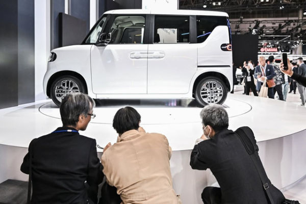 Kei car listrik BYD Racco debut di Japan Mobility Show 2025. Foto: BYD Japan