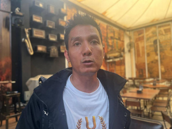 Produser film AI 'Diponegoro Hero', King Bagus, Jumat (7/11). Foto: Pandangan Jogja/Gigih Imanadi