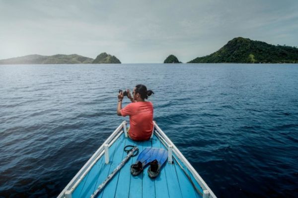 Island Hopping di Mandeh, Sumatera Barat Foto: Kementerian Pariwisata