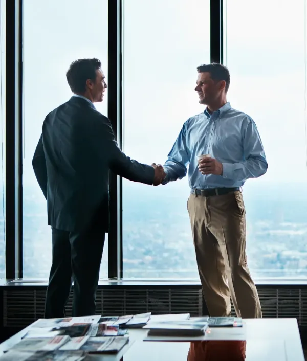 professional man interviewing for new job