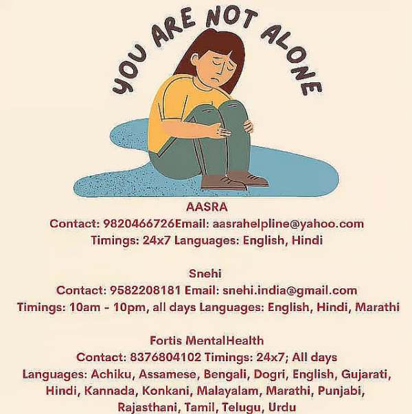 If you or anyone you know is struggling with suicidal thoughts, seek help here: