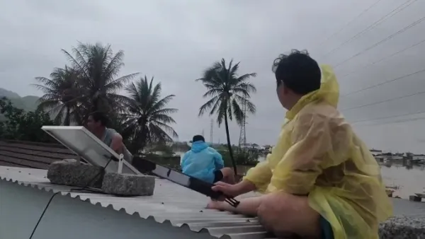 People in flooded areas: 'I just hope someone sees it and comes to the rescue in time'