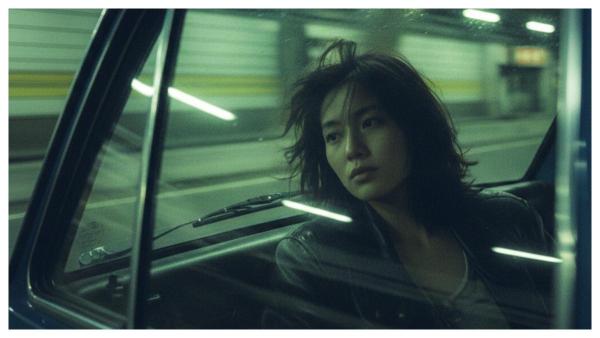 PROMPT AI FALLEN ANGELS - Gambar ini dibuat dengan prompt Gemini AI, terinspirasi dari film karya Wong Kar Wai.