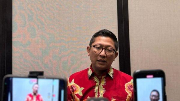 Direktur Persija Jakarta, Mohamad Prapanca, ketika ditemui di kawasan Jakarta Pusat, Kamis (20/2/2025).