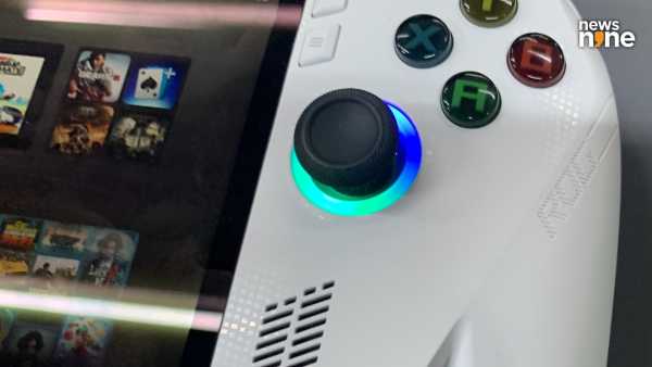 The textured text on the body catches the light at certain angles. (Image Credit: Aditya Madanapalle/News9). 