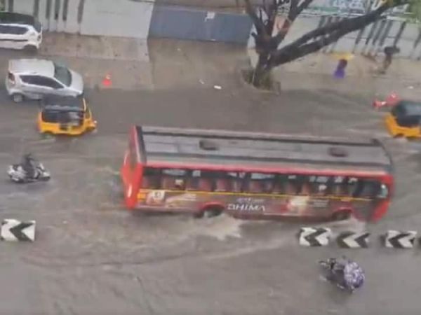 Cyclone Ditwah Chennai: Rain continues for the 2nd day.. Chennai reeling, roads submerged - endless misery..