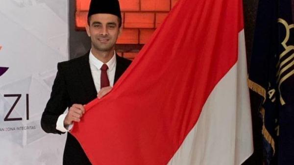 Bek Persebaya Surabaya, Otavio Dutra, usai pengambilan sumpah janji sebagai WNI di Kantor Kemenkumham Jawa Timur, Jumat (27/9/2019).