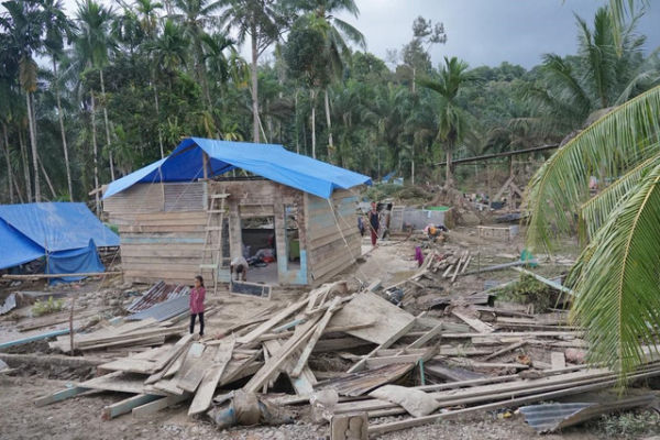 Kondisi usai banjir bandang di Aceh Timur, Rabu (3/12/2025). Foto: Pemkab Aceh Timur