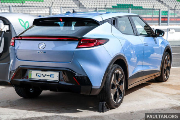 Perodua QV-E menjadi mobil listrik pertama hasil riset dan pengembangan mobil nasional Malaysia. Foto: Dok. Paultan