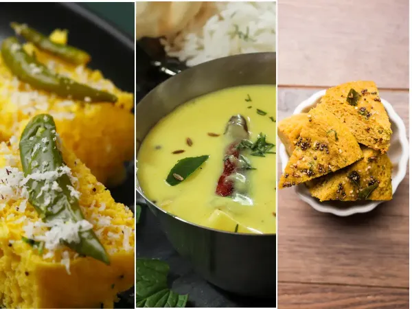​Dhokla, kadhi and handvo