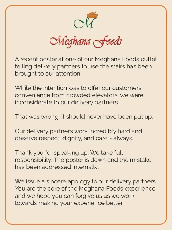 Larang Pengantar Makanan Naik Lift, Resto Ini Dituding Diskriminatif Larang Pengantar Makanan Naik Lift, Resto Ini Dituding Diskriminatif