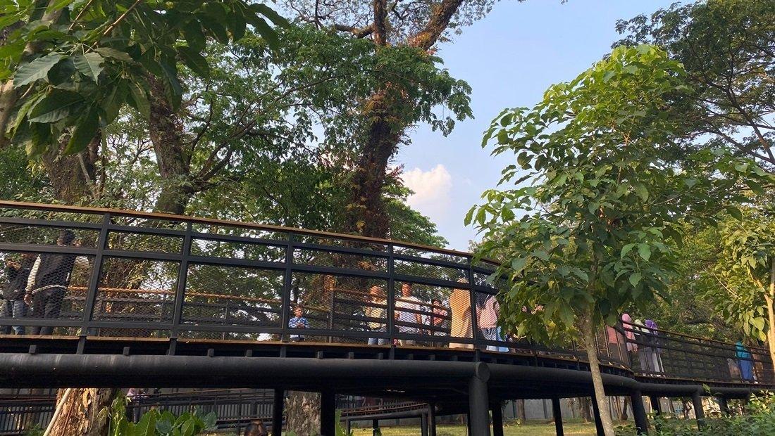 Taman Balekambang Surakarta, satu tempat wisata kids friendly di Solo untuk liburan akhir tahun.