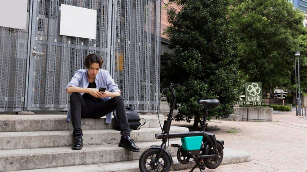 Ilustrasi sepeda listrik.