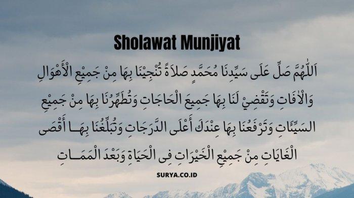 SHOLAWAT NABI - Sholawat Munjiyat adalah