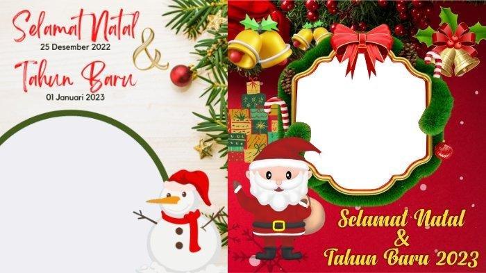 Ilustrasi twibbon Natal 2023 yang bisa digunakan