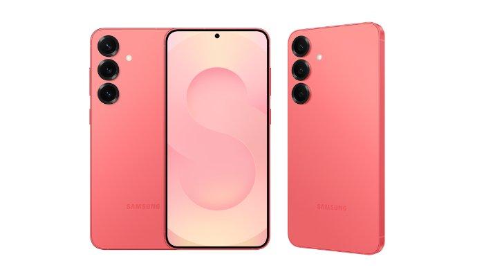Samsung Galaxy S25 warna Coral.