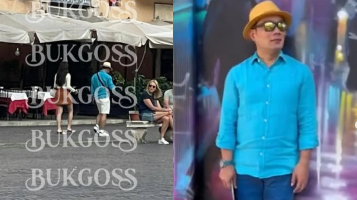 SKANDAL RIDWAN KAMIL - Sosok diduga Ridwan Kamil dan Aura Kasih berada di Italia, foto yang beredar di media sosial viral, jejak digital bongkar kebohongan masa lalu.