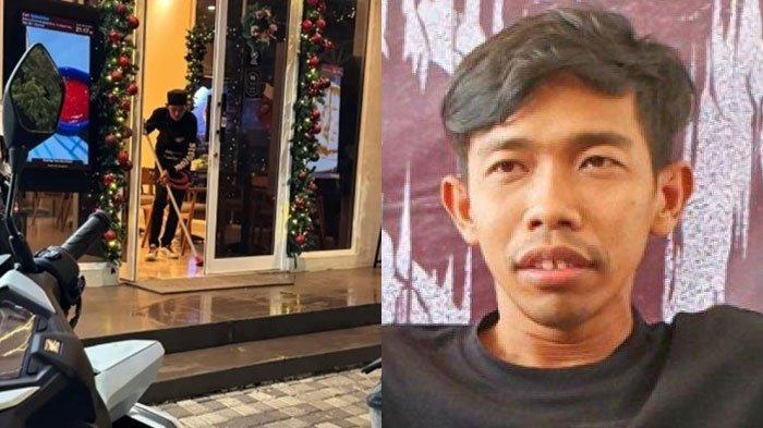 Dede Sunandar ngepel jadi pelayan kafe lagi usai gagal nyaleg dibujuk Vicky Prasetyo