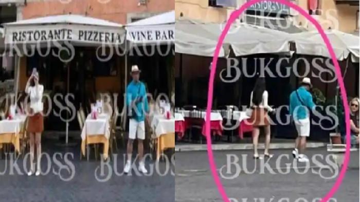 AURA KASIH -- Di media sosial beredar foto sosok yang diduga sebagai Ridwan Kamil dan Aura Kasih tengah berlibur di Roma, Italia.