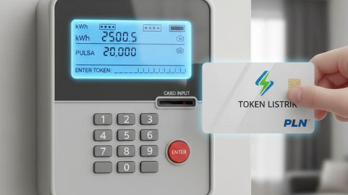 TOKEN - Ilustrasi token listrik PLN