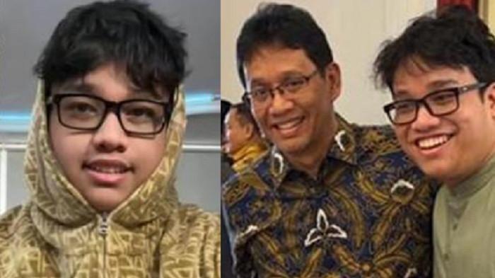 ANAK MENKEU PURBAYA - Kolase foto Menkeu Purbaya Yudhi Sadewa dan anaknya, Yudo Sadewa.