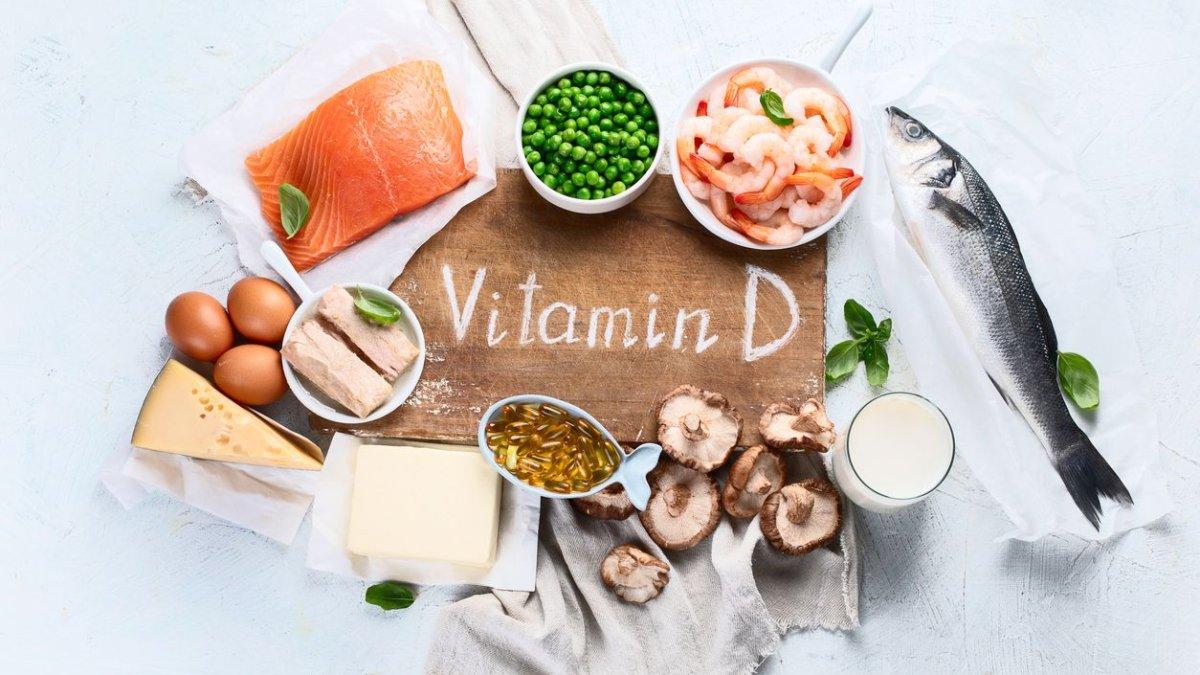 ilustrasi makanan yang kaya akan vitamin D