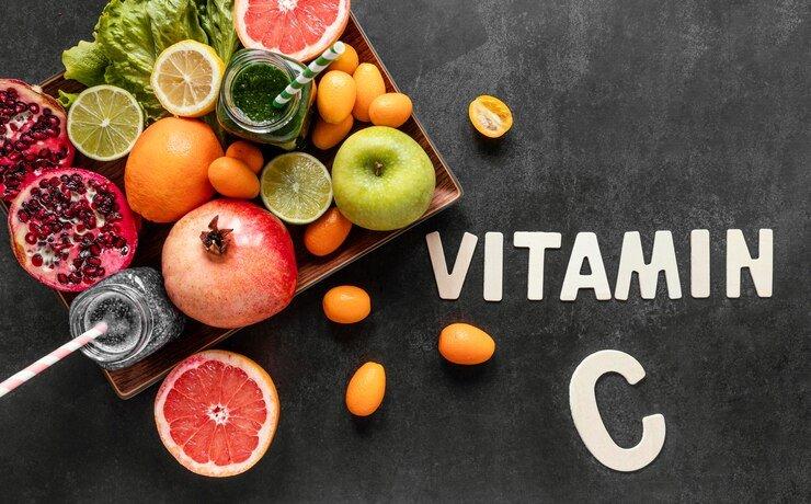ilustrasi buah-buahan sumber vitamin C