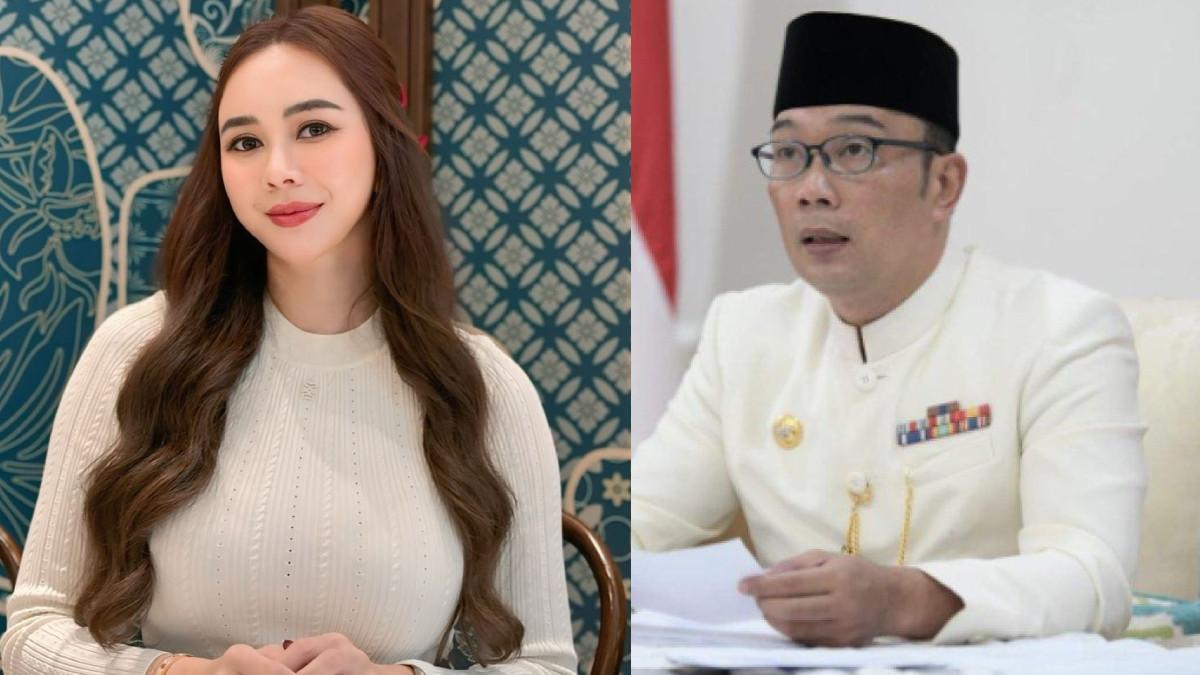 DRAMA ORANG KETIGA - Potret Aura Kasih dan Ridwan Kamil. 
