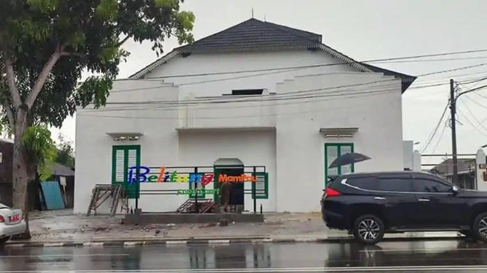 EKS SEKOLAH KUOMINTANG - Sisa bangunan eks Sekolah Kuomintang yang sudah sejak tahun 1940-an di Jalan Sriwijaya, Tanjungpandan, Belitung diduga hendak dirobohkan Pemerintah Kabupaten Belitung.
