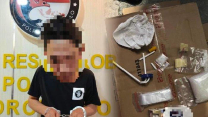 FOTO STOK -- Seorang kurir narkoba di Gorontalo tertangkap petugas.