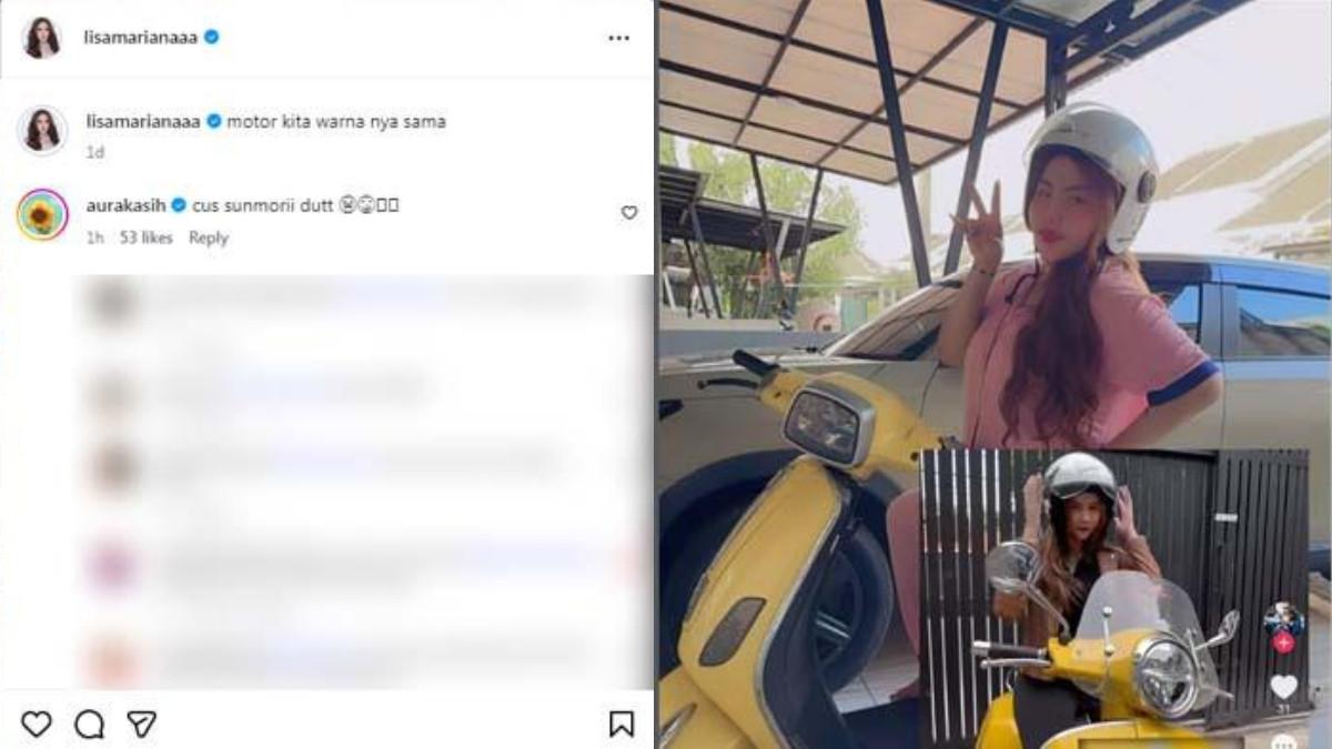 SKANDAL ARTIS SELINGKUH - Aura Kasih yang diisukan jalin hubungan terlarang dengan Ridwan Kamil balas sindiran Lisa Mariana di media sosial, netizen ramai berkomentar.